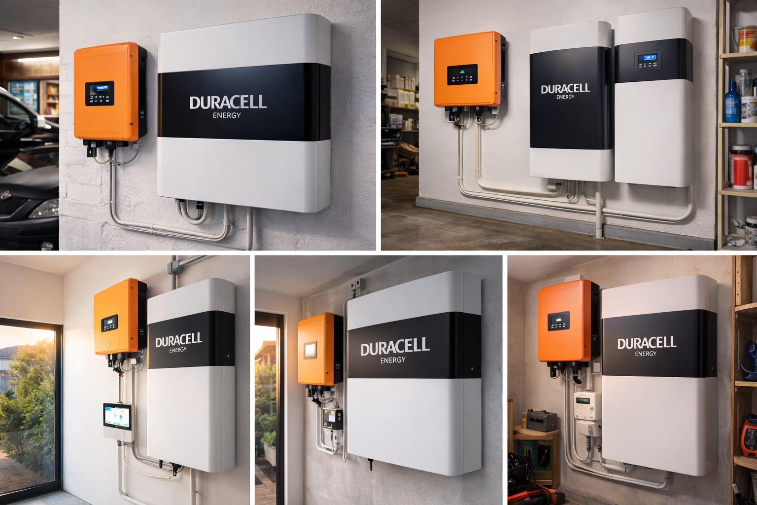 Duracell Energy battery storage system with solar inverter installed in Scottish home